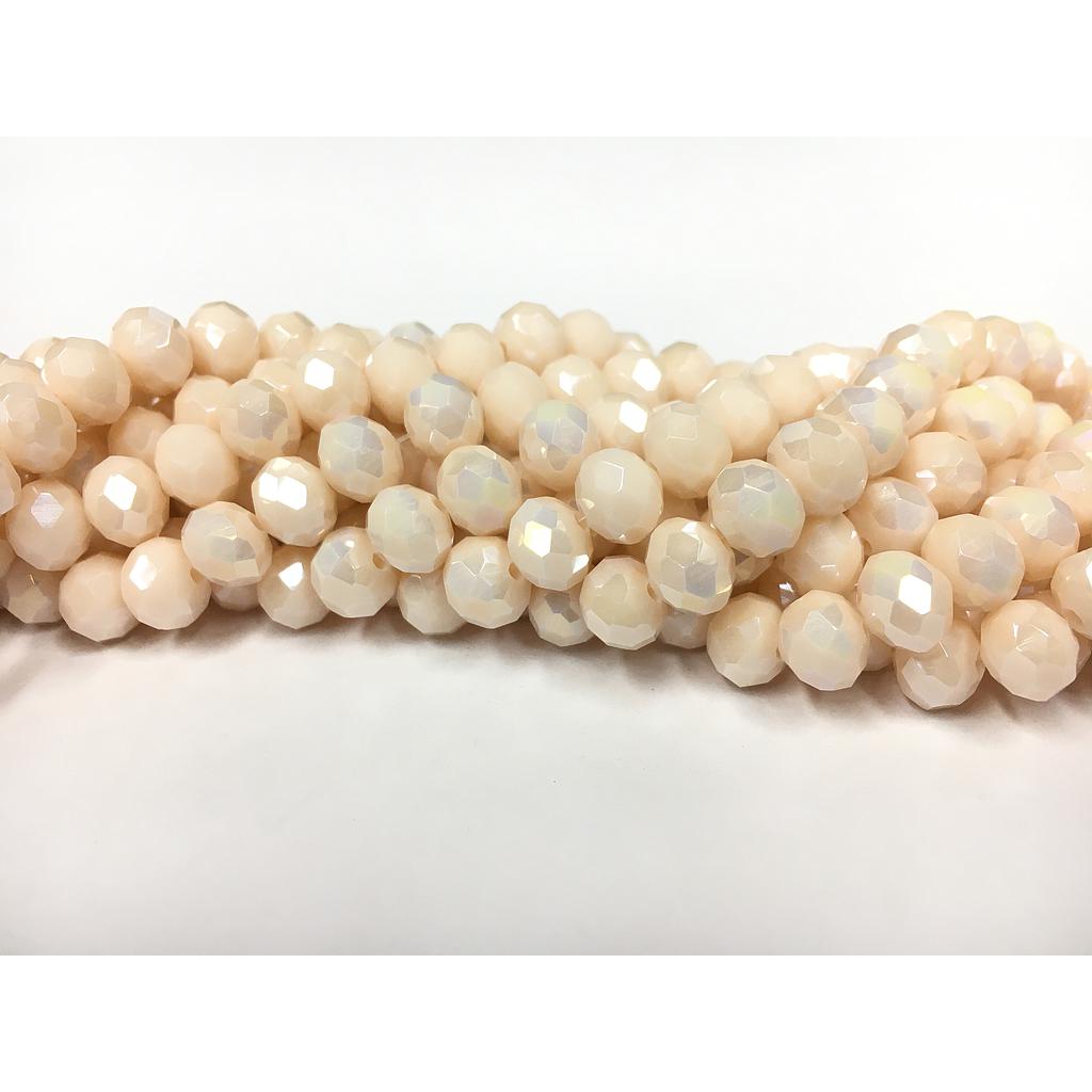 CRISTAL RONDEL NUDE AB 8MM