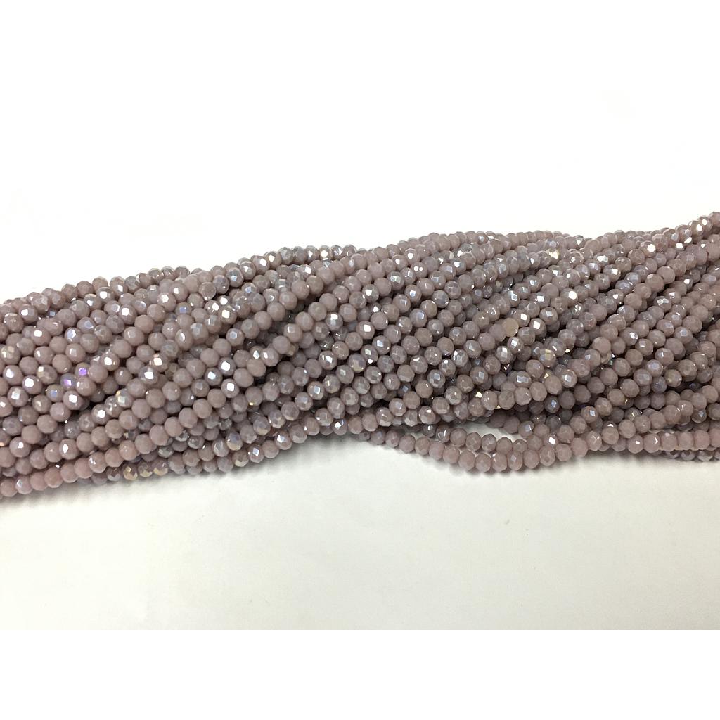 CRISTAL RONDEL MORADO MALVA 2MM