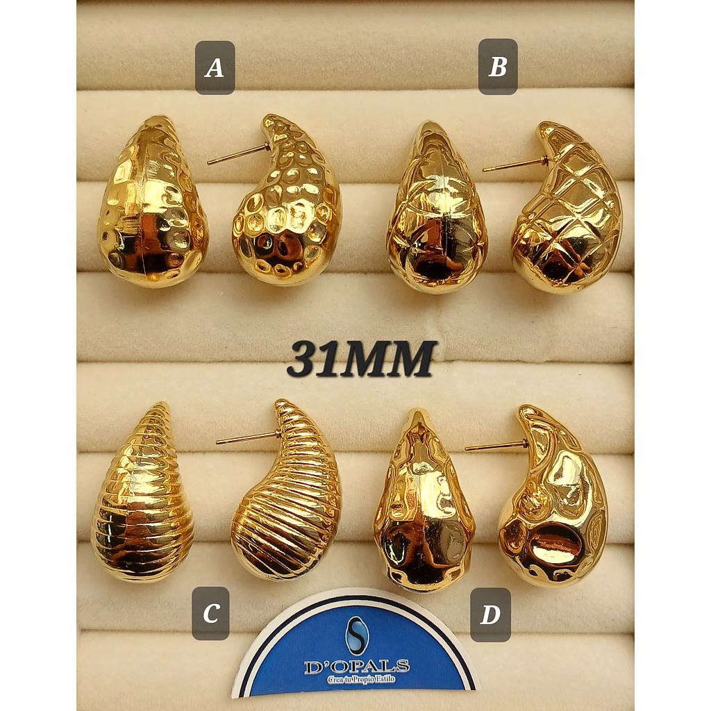 ARGOLLAS Y ARETES DE ACERO