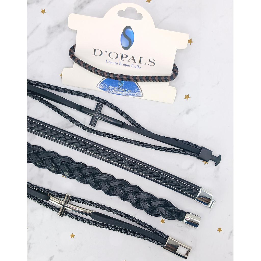 PULSERAS TERMINADAS PARA CABALLERO 23CM