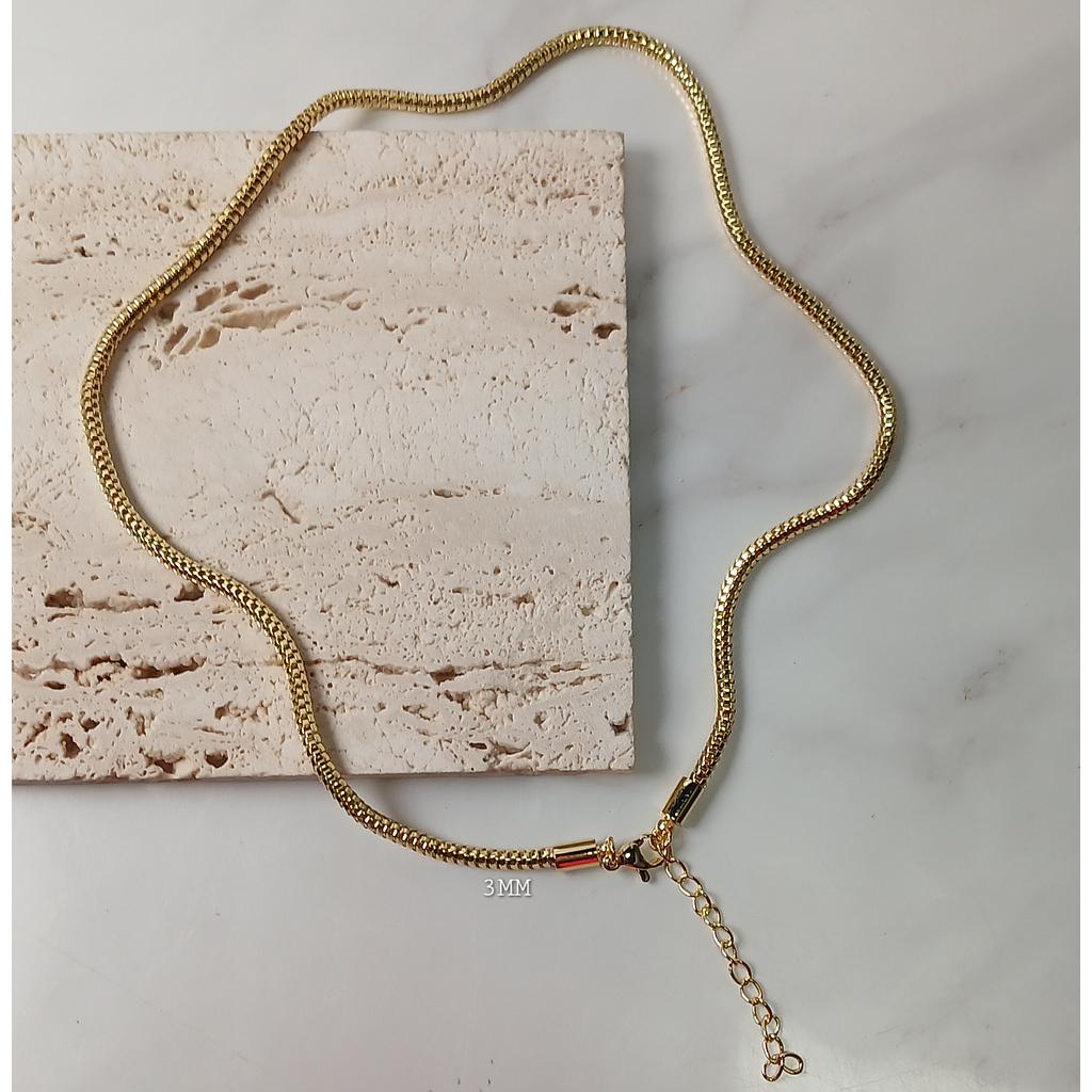 CADENA TERMINADA DE MICROCIRCONIA CON EXTENSOR