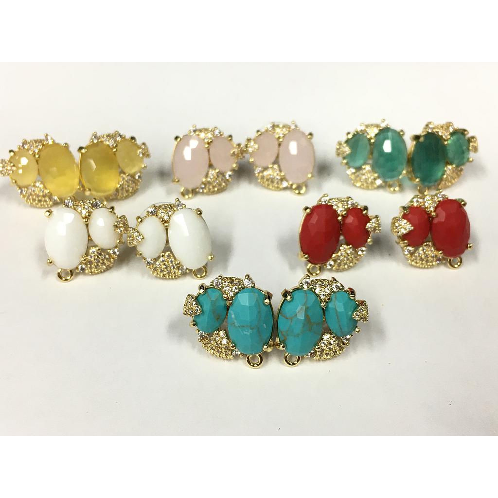 PATENTE CON PIEDRAS ENGARZADAS