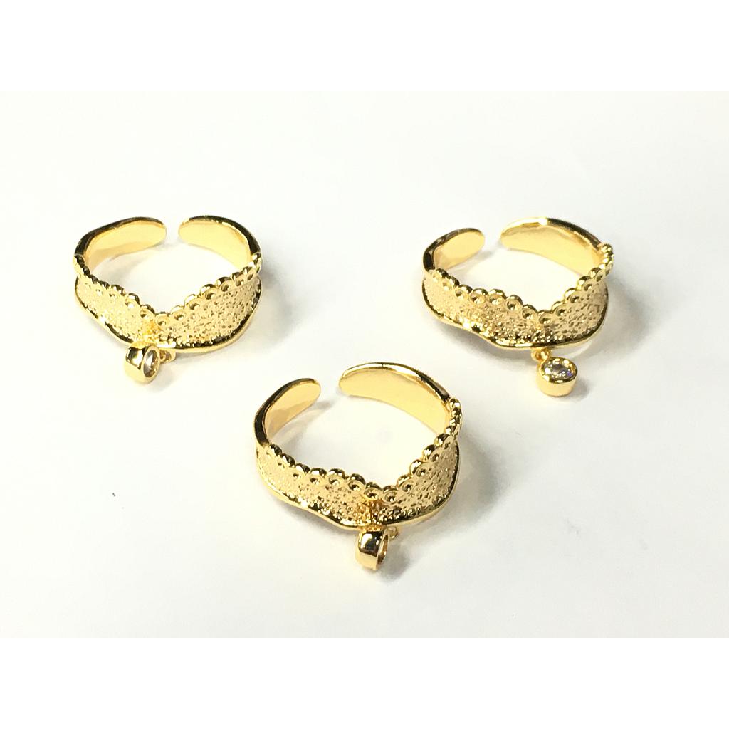 ANILLO AJUSTABLE ELECTROENCHAPADO