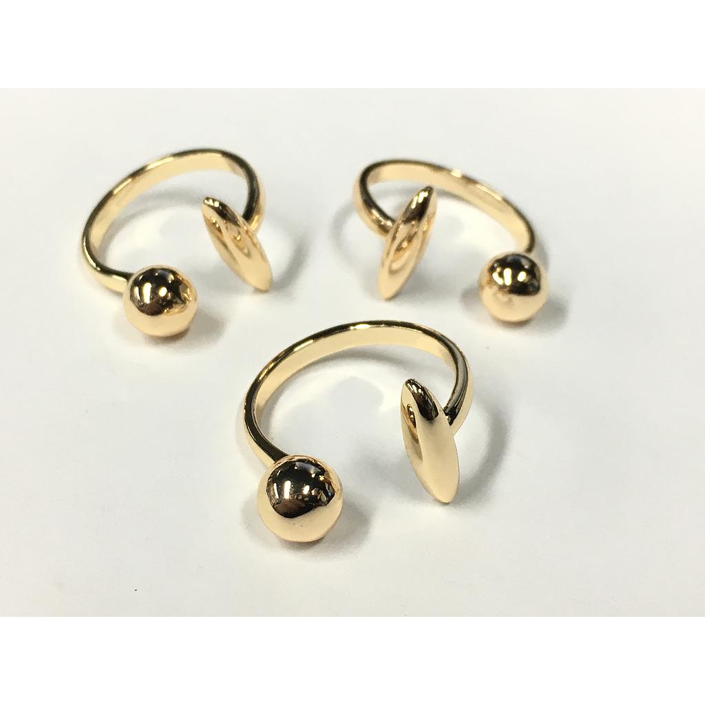 ANILLO AJUSTABLE ELECTROENCHAPADO