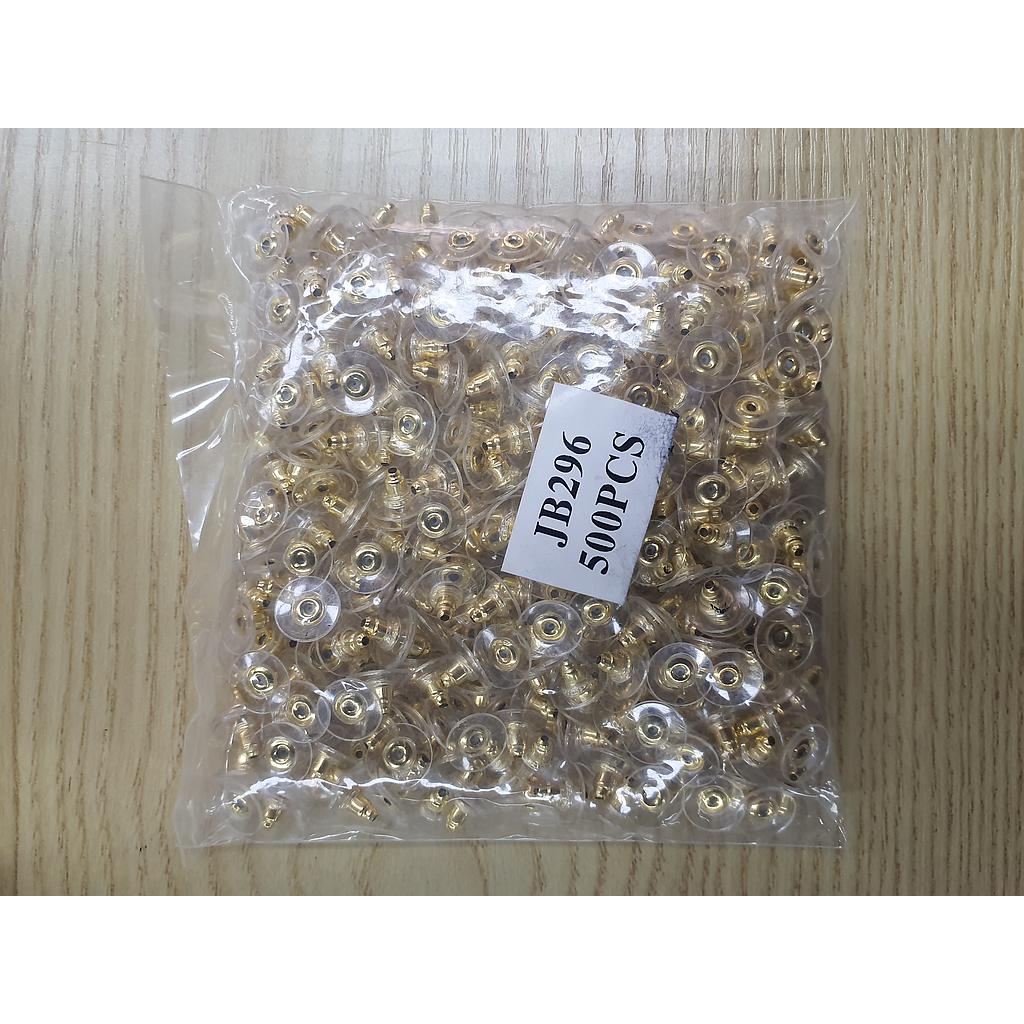 TAPONES PARA ARETES CON PLASTICO 500PCS