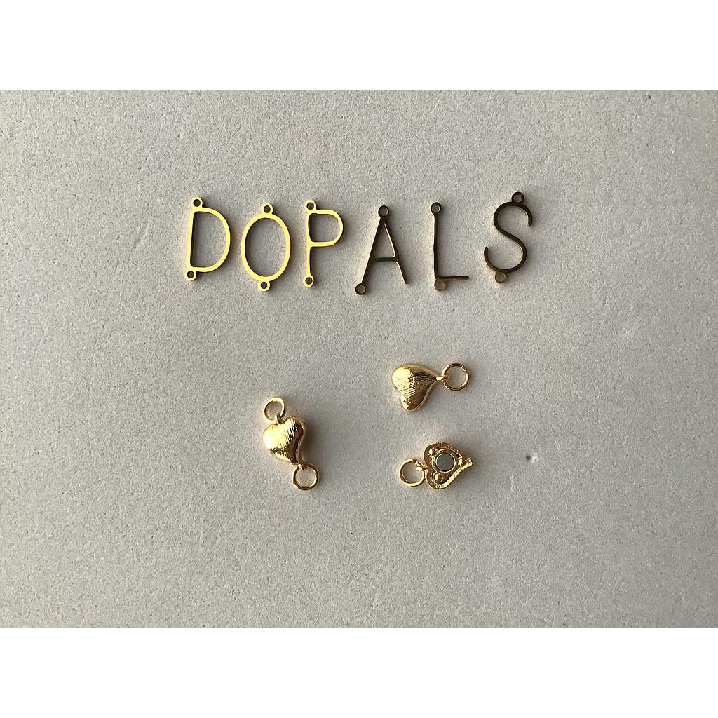 BROCHE IMAN DE CORAZON ELECTROENCHAPADO