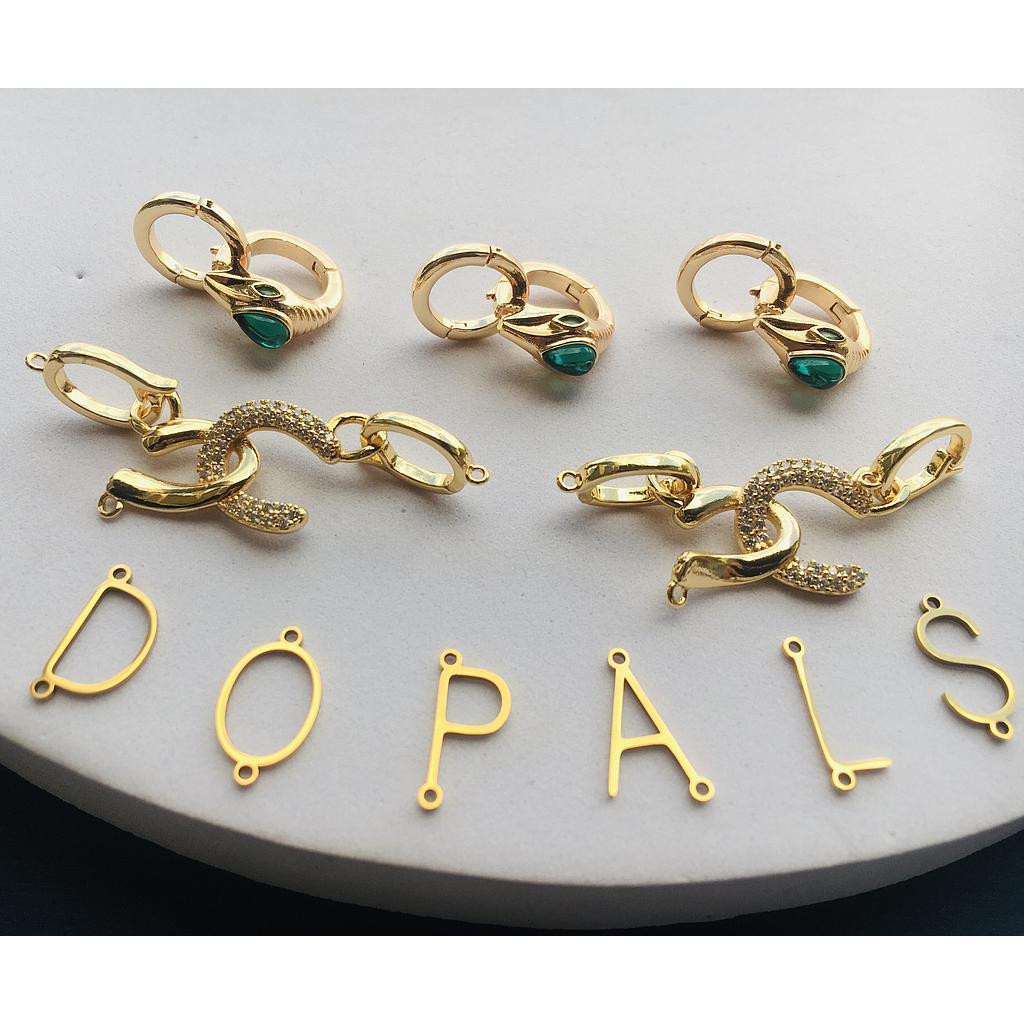 BROCHES VARIOS DE ELECTROENCHAPADO Y CIRCONIA