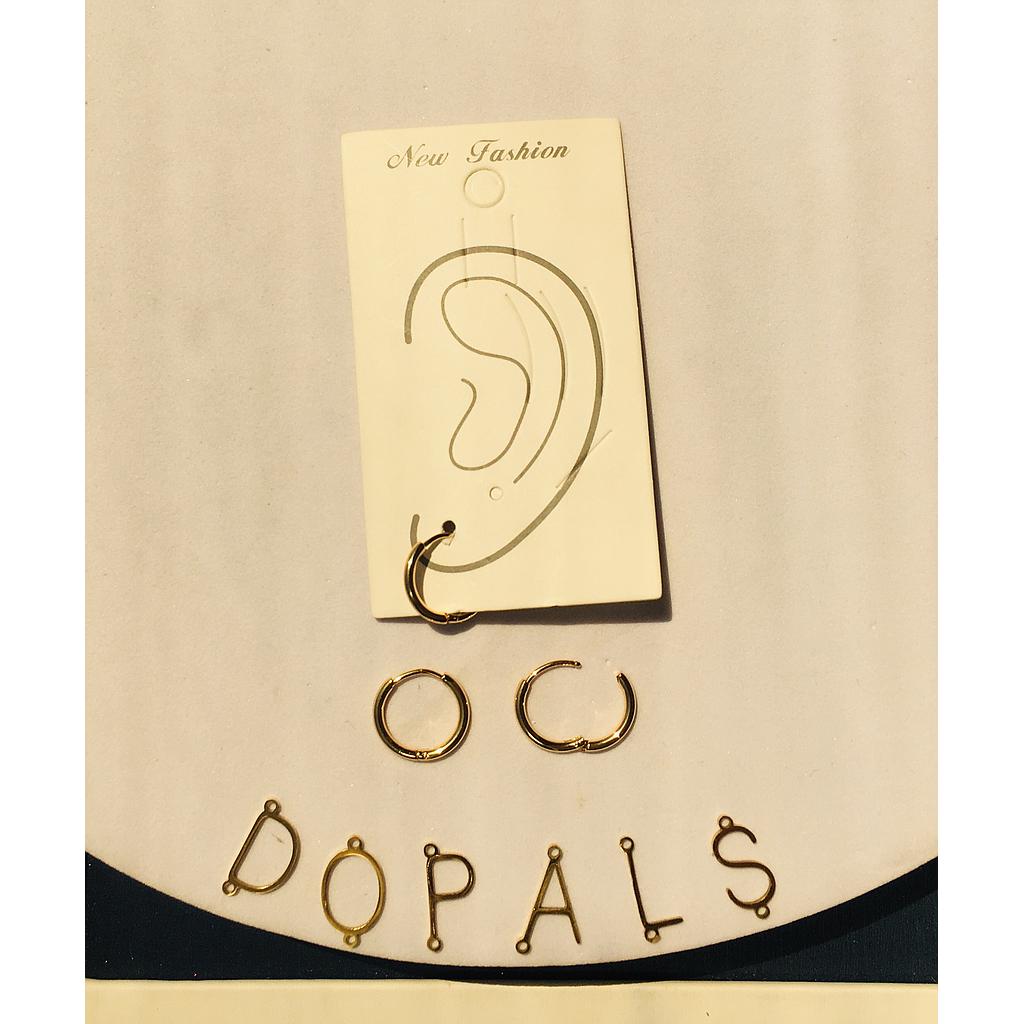 AROS HUGGIES 14MM ELECTROENCHAPADO