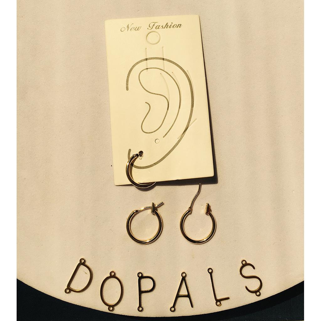 ARGOLLAS 15MM ELECTROENCHAPADO