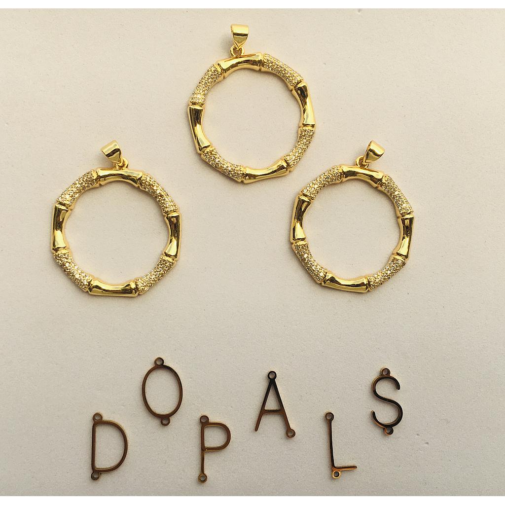 DIJE REDONDO MICROCIRCONIA