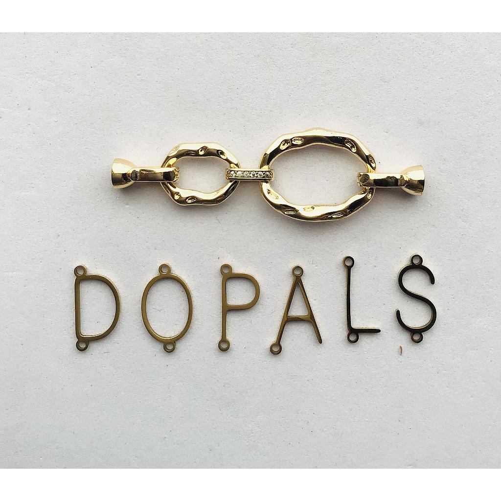 BROCHE ARGOLLAS DE ELECTROENCHAPADO