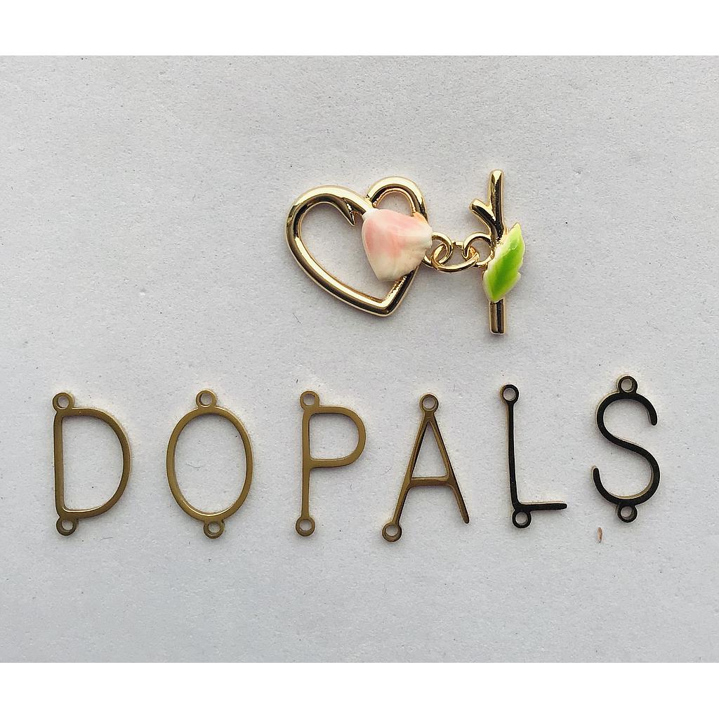 BROCHE CORAZON DE ELECTROENCHAPADO