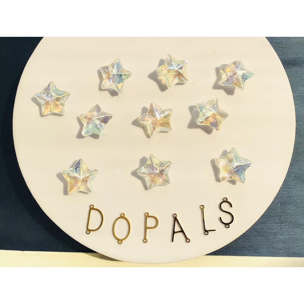 SEPARADOR ACRILICO DE ESTRELLA 10PCS