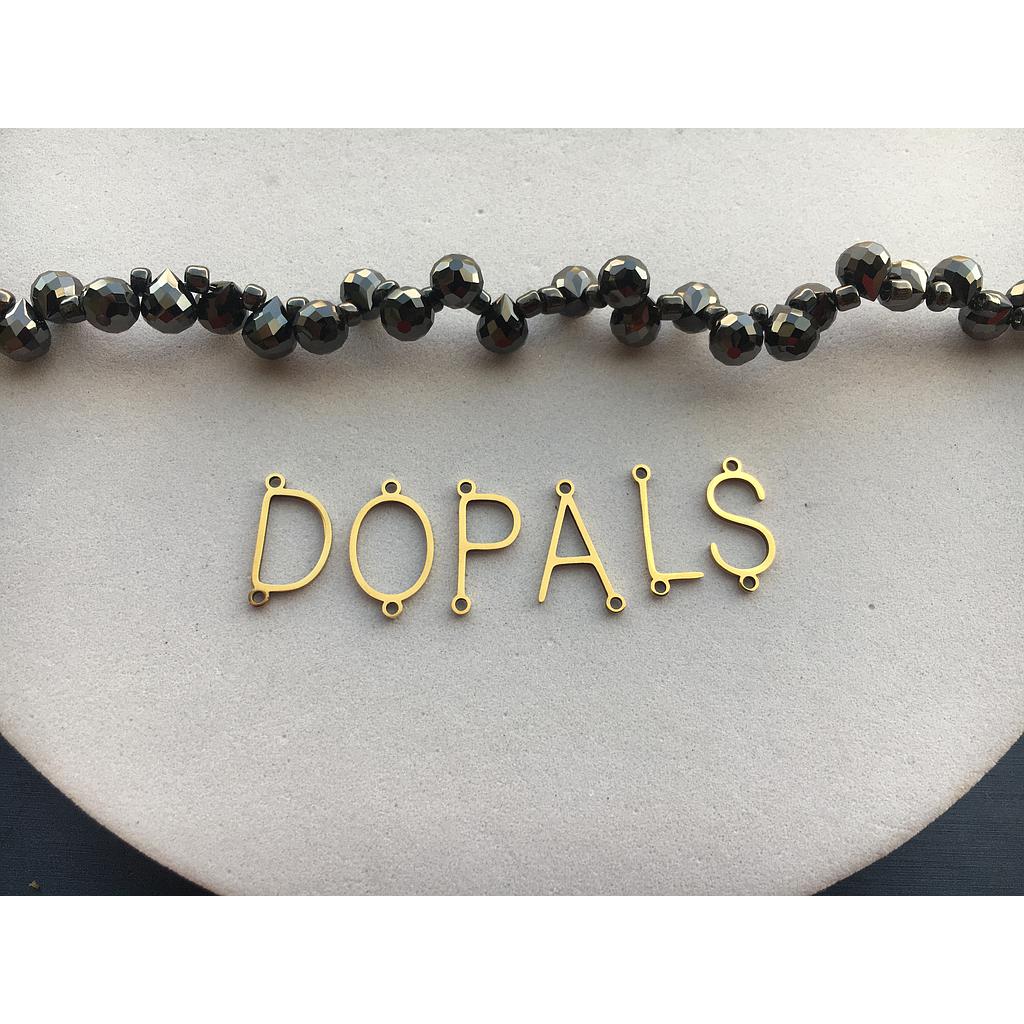 CRISTAL GOTA VAIVEN FACETEADO 6X8MM NEGRO