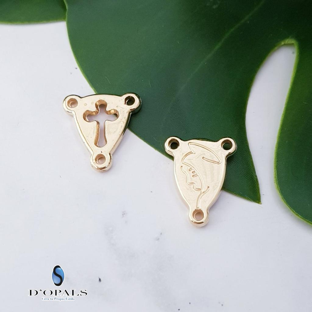 CENTROS DE ROSARIO ACRILICO PAQUETE 100PCS