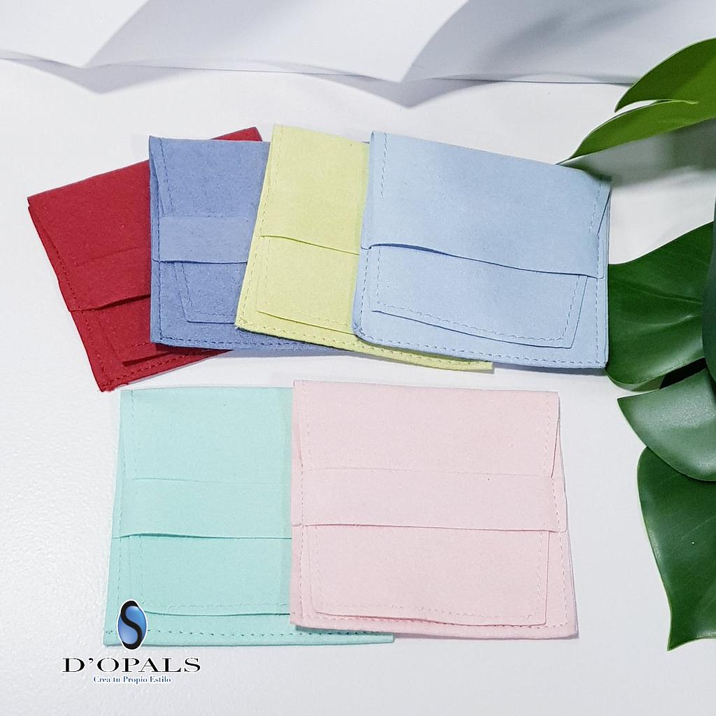 BOLSAS DE GAMUZA 8X8CM