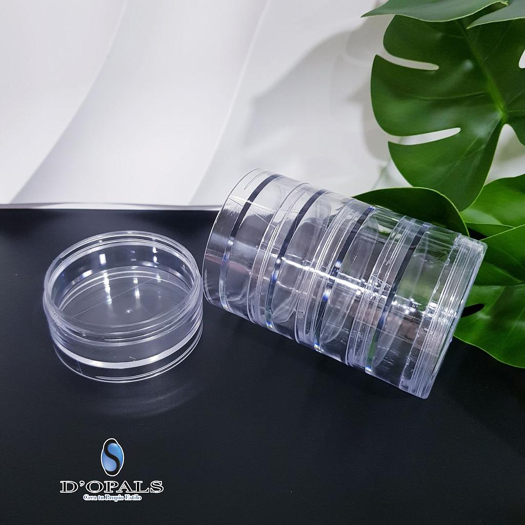 CAJA ORGANIZADORA CILINDRICA 5 DEPOSITOS