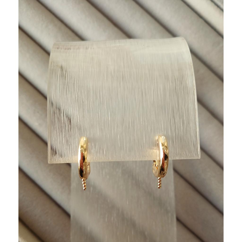 HUGGIES CON PIN ELECTROENCHAPADO 13MM