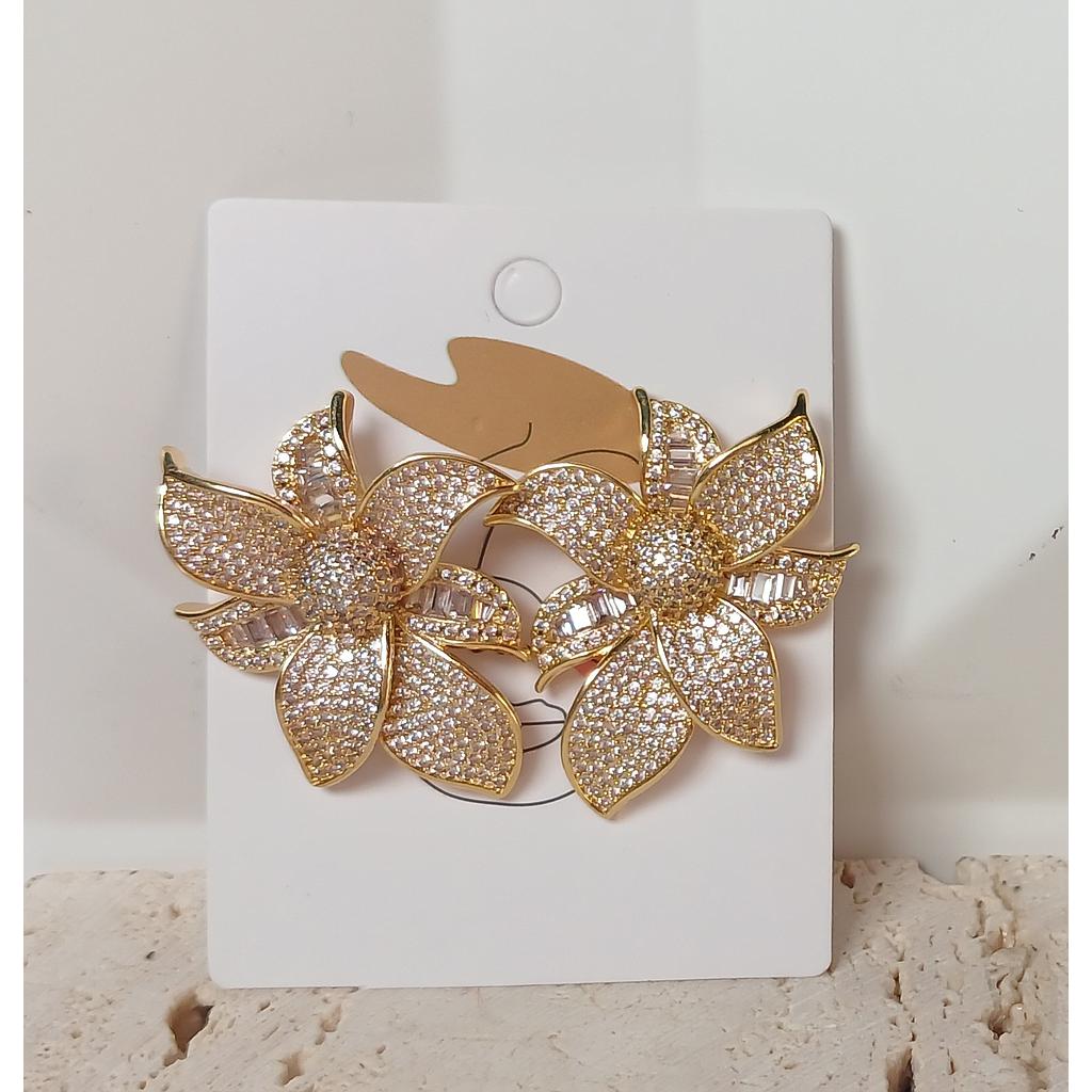 ARETE DE FLOR MICROCIRCONIA