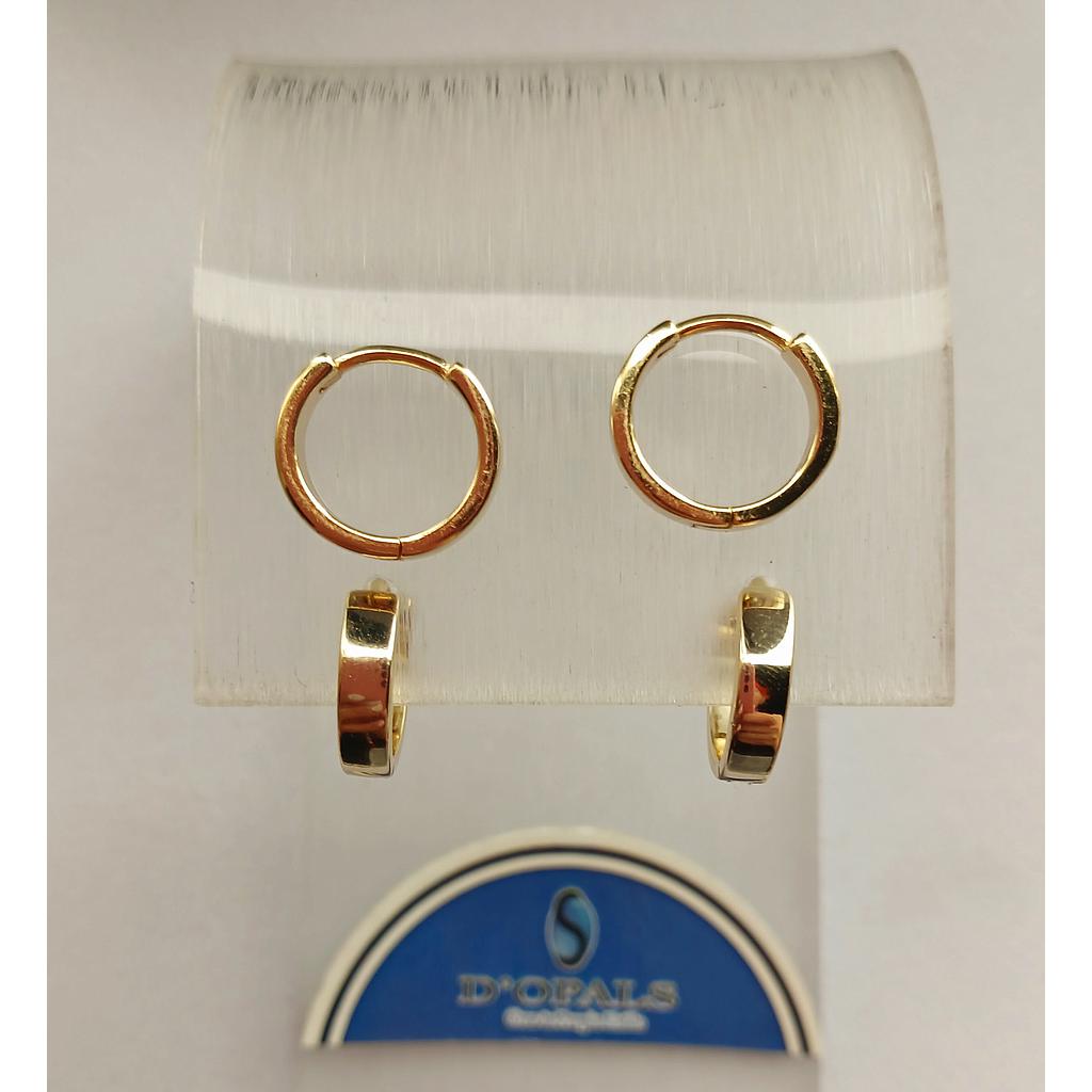 ARGOLLA DE PLATA 925 12MM