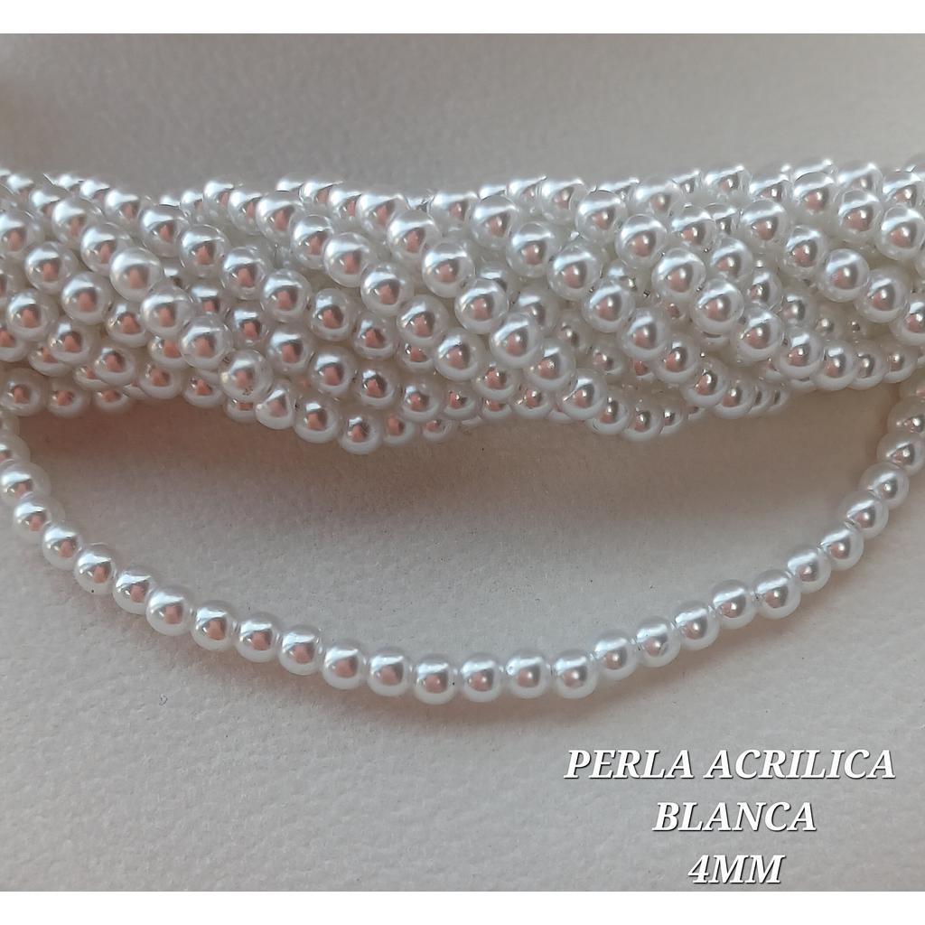 PERLA ACRILICA BLANCA 4MM