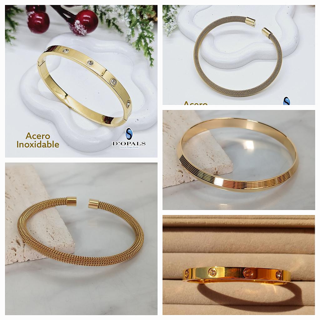 BRAZALETE DE ACERO INOXIDABLE