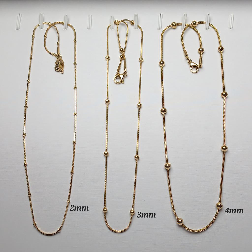 CADENAS TERMINADAS DE ACERO 40CM