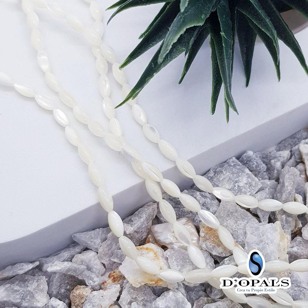 CONCHA NACAR OVALADA 4x8MM