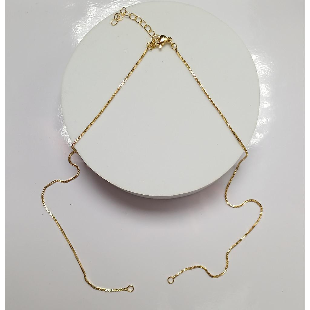 CADENAS CON ARGOLLAS PARA PONER DIJE EN EL CENTRO DE MICROCIRCONIA