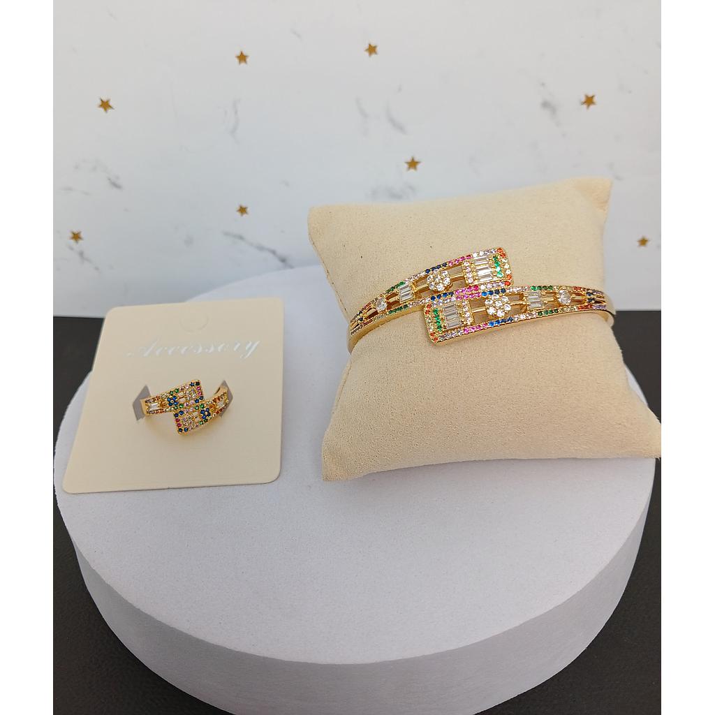 BRAZALETE DE MICROCIRCONIA SET