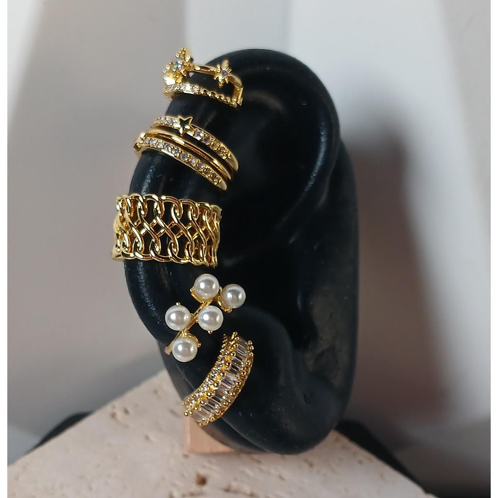 EAR CUFF DE MICROCIRCONIA