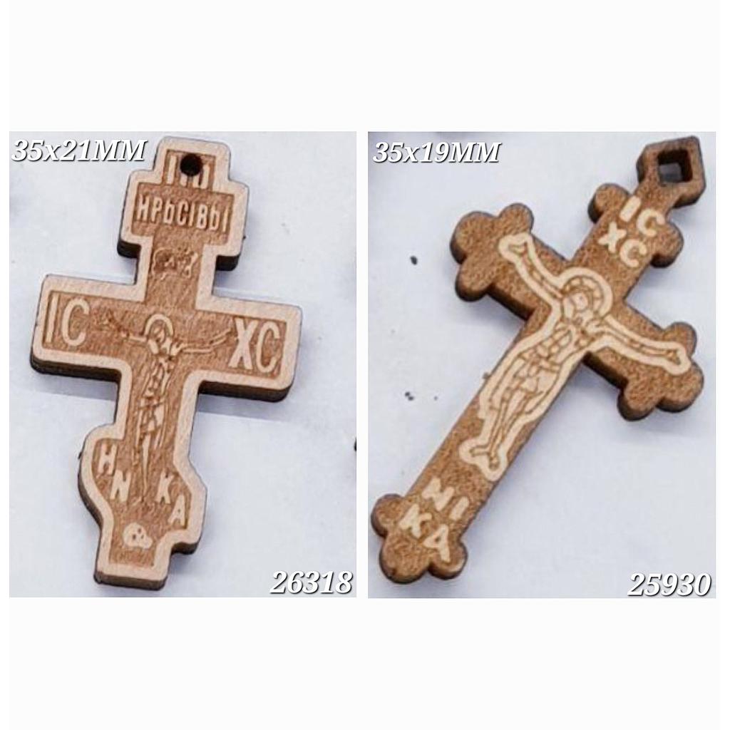 DIJES CRUZ DE MADERA 3PCS