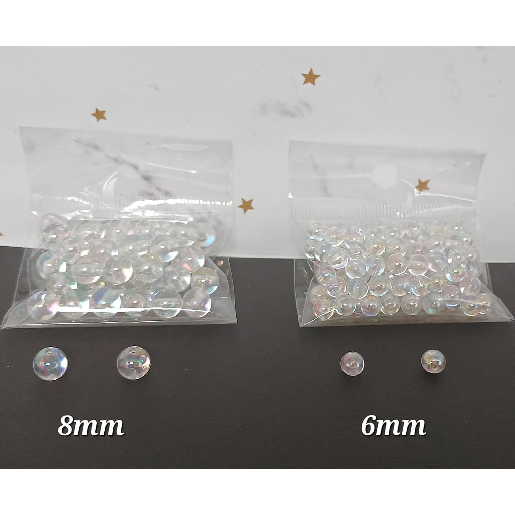 PAQUETE SEPARADOR ACRILICO REDONDO TORNASOL 8MM