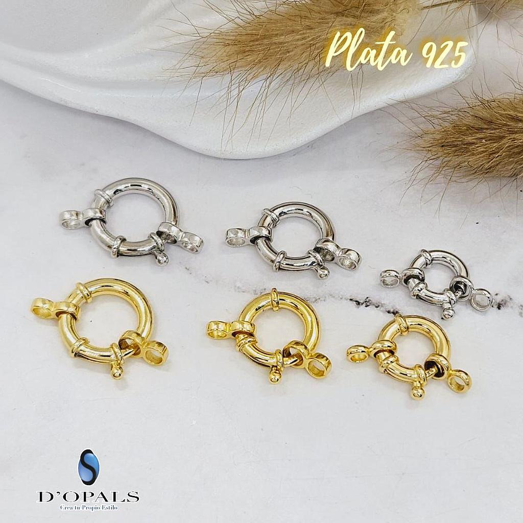 BROCHE MARINERO DE PLATA 14MM