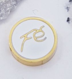 SEPARADOR DE FE CON CONCHA NACAR ACERO