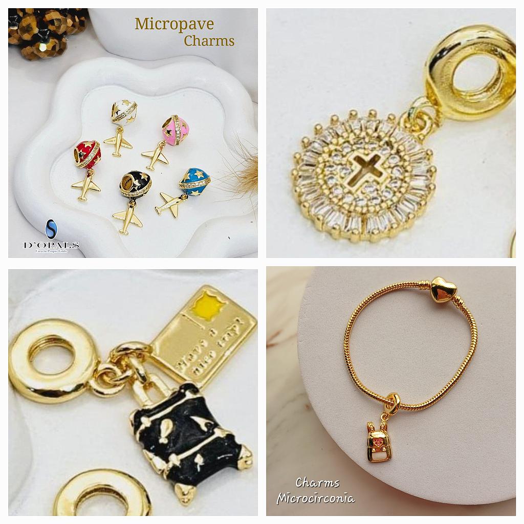 CHARMS VARIOS DE MICROCIRCONIA