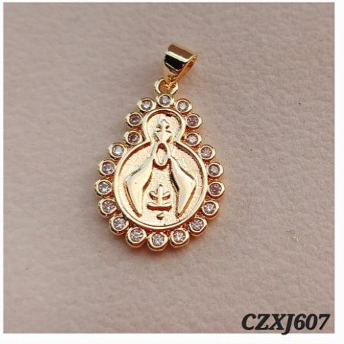 DIJE VIRGEN DE SUYAPA ELECTROENCHAPADO