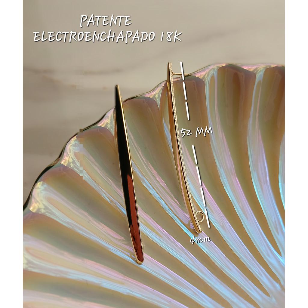 PATENTE DE ELECTROENCHAPADO 18K 52MM