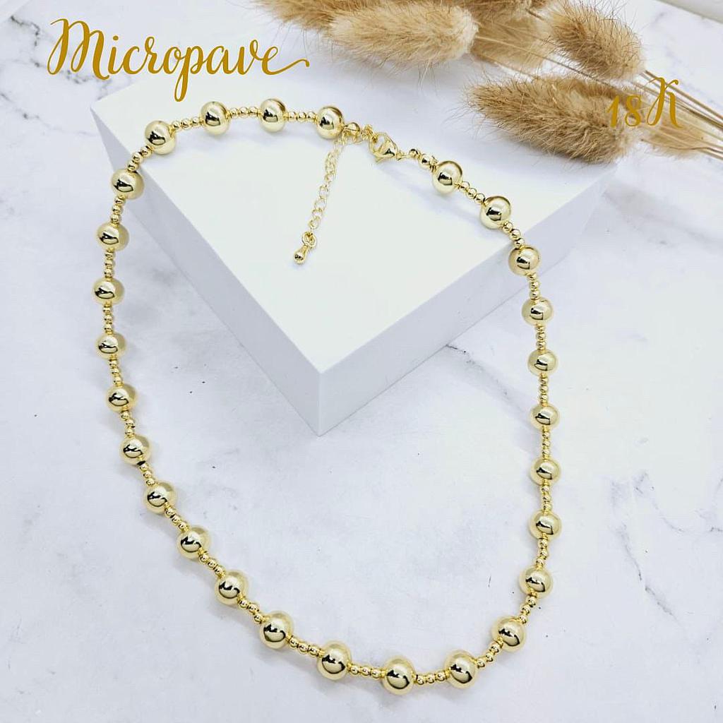 COLLAR DE MICROCIRCONIA 46CM