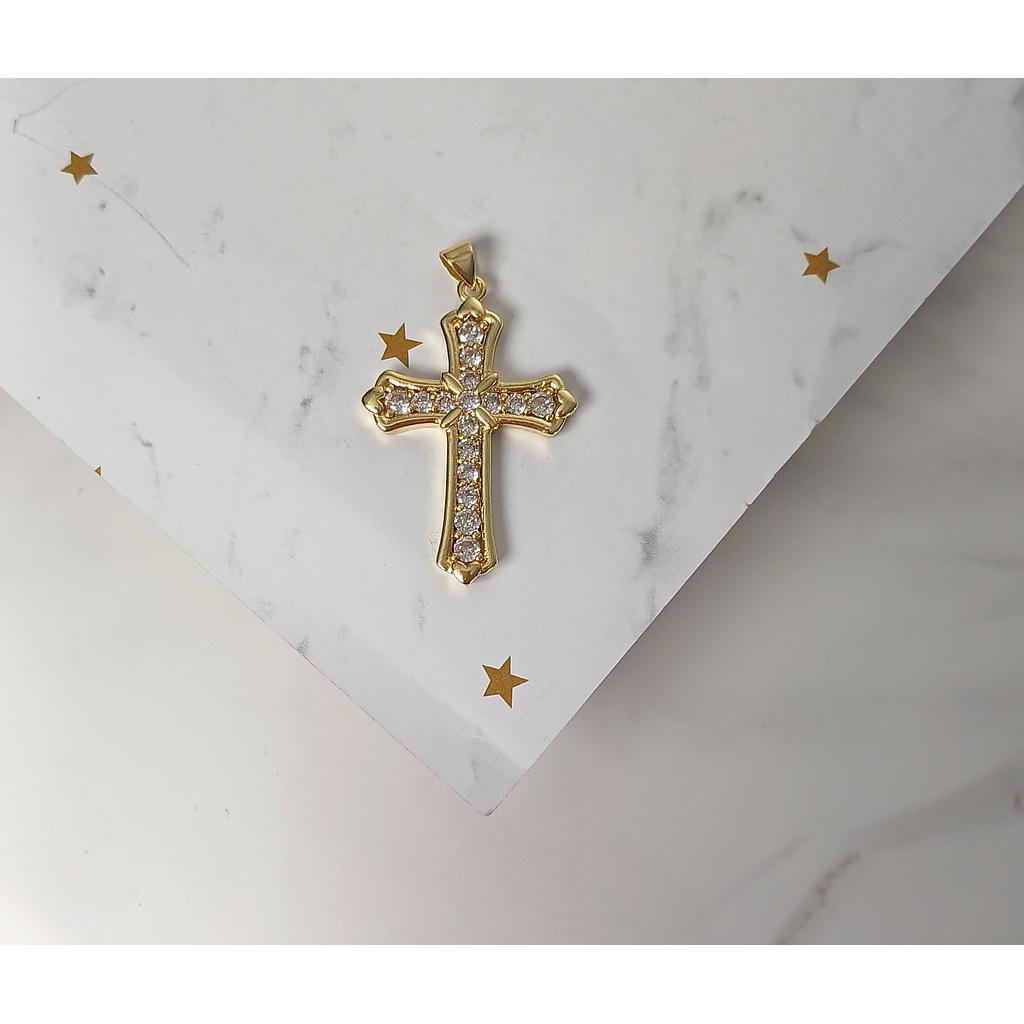 DIJE DE CRUZ MICROCIRCONIA 38MM