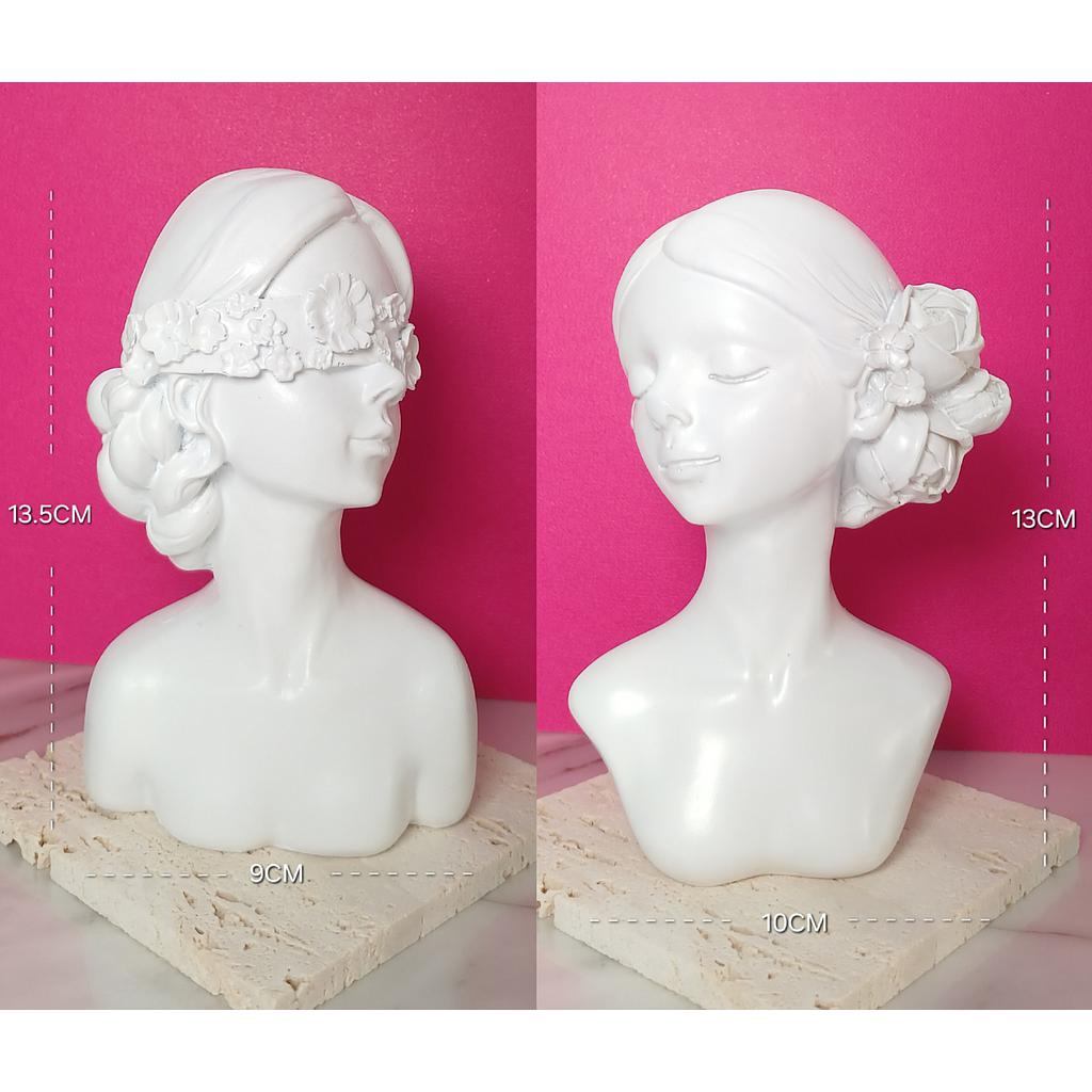 EXHIBIDOR PARA CADENA SILUETA DE MUJER