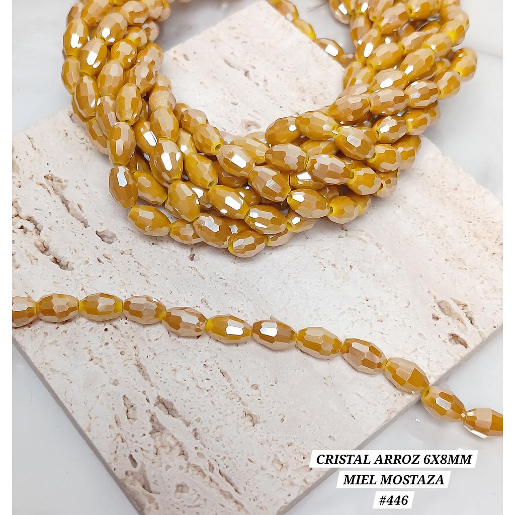 CRISTAL ARROZ MIEL MOSTAZA 6X8MM