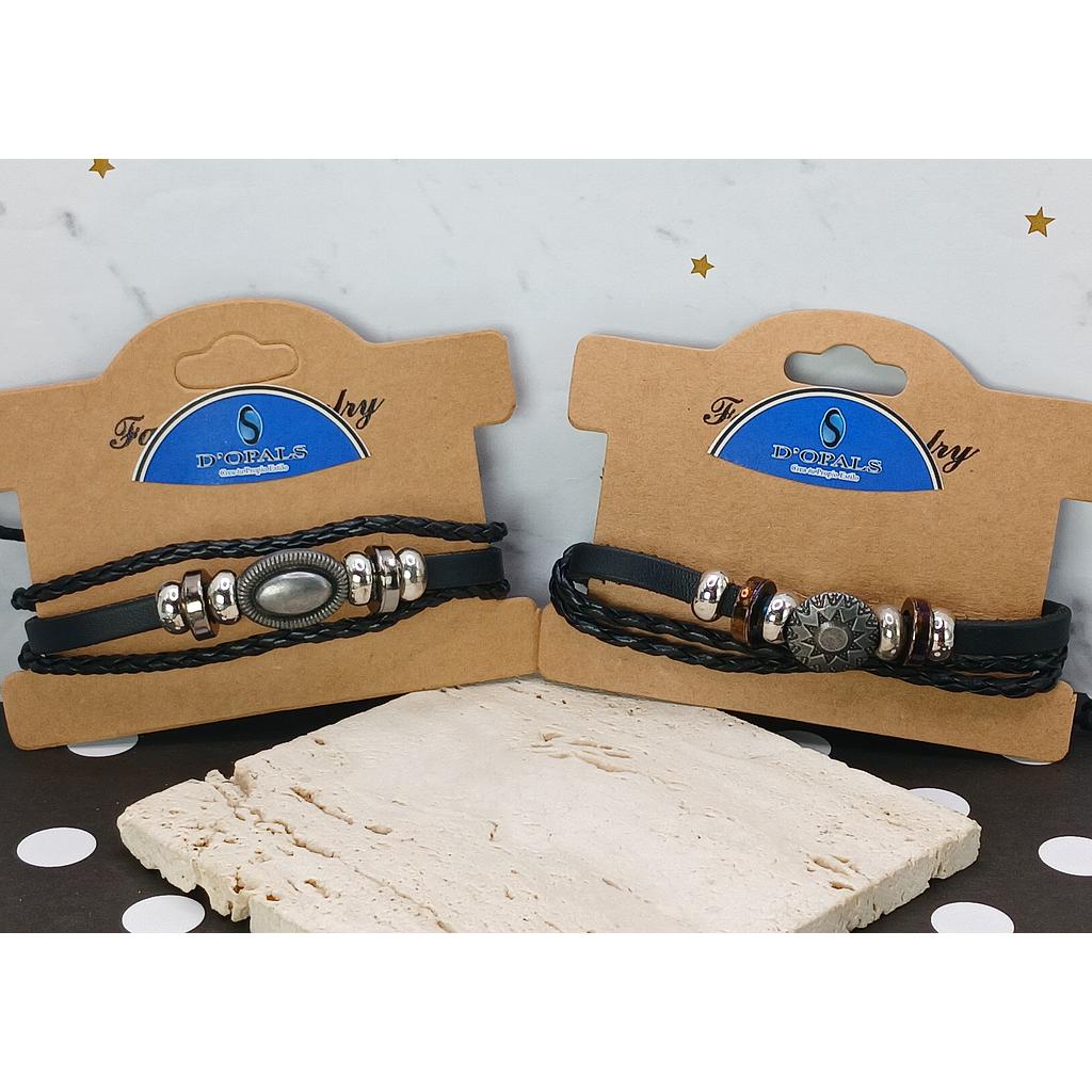 PULSERAS TERMINADAS PARA CABALLERO UNITALLA