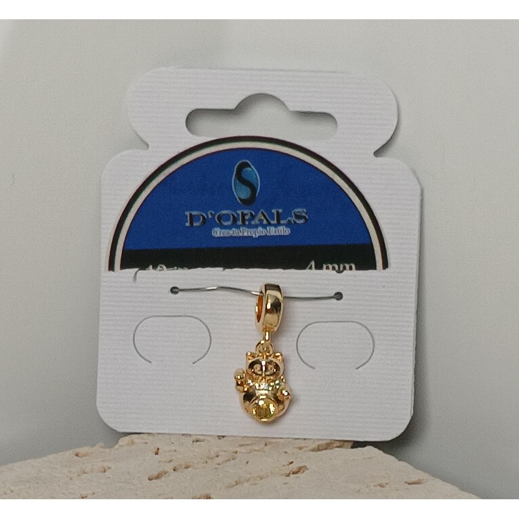 CHARMS DEL GATO DE LA SUERTE ELECTROENCHAPADO