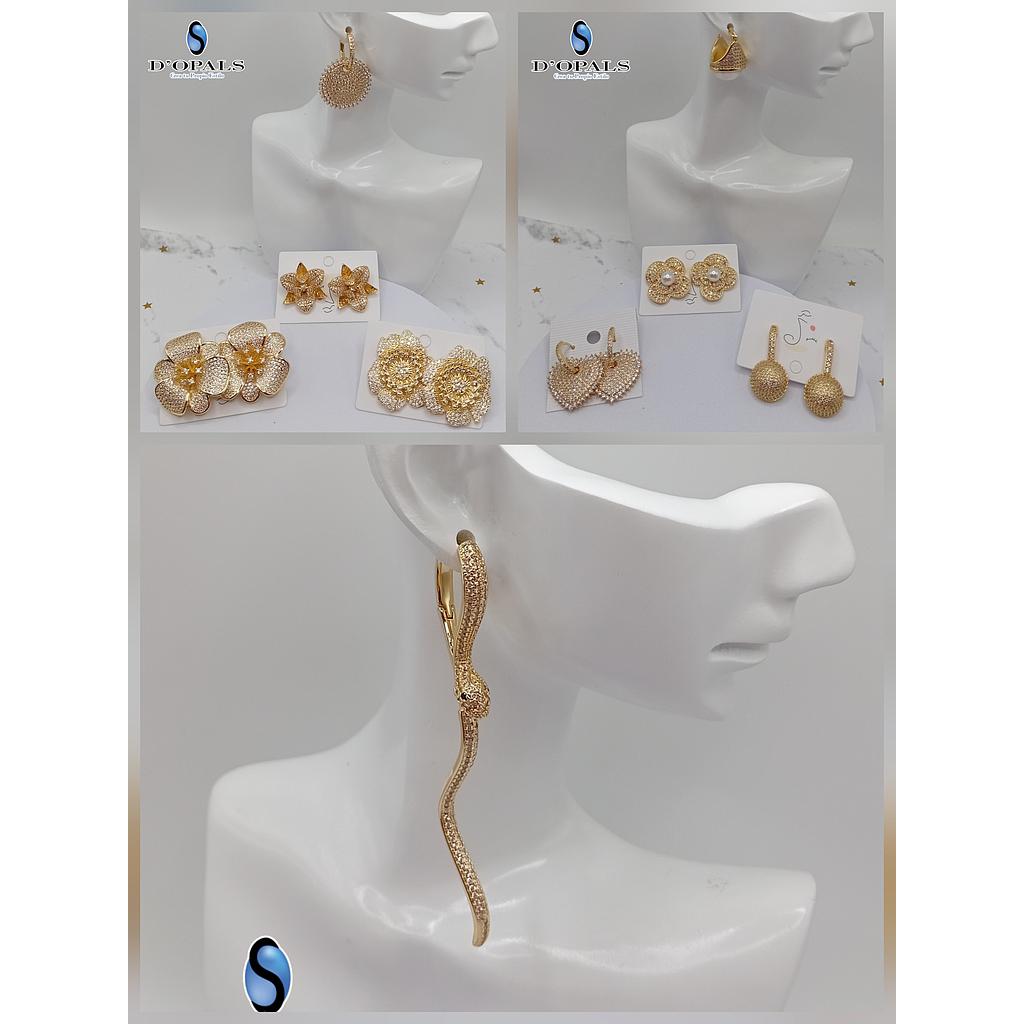 HOOPS Y ARETES DE MICROCIRCONIA