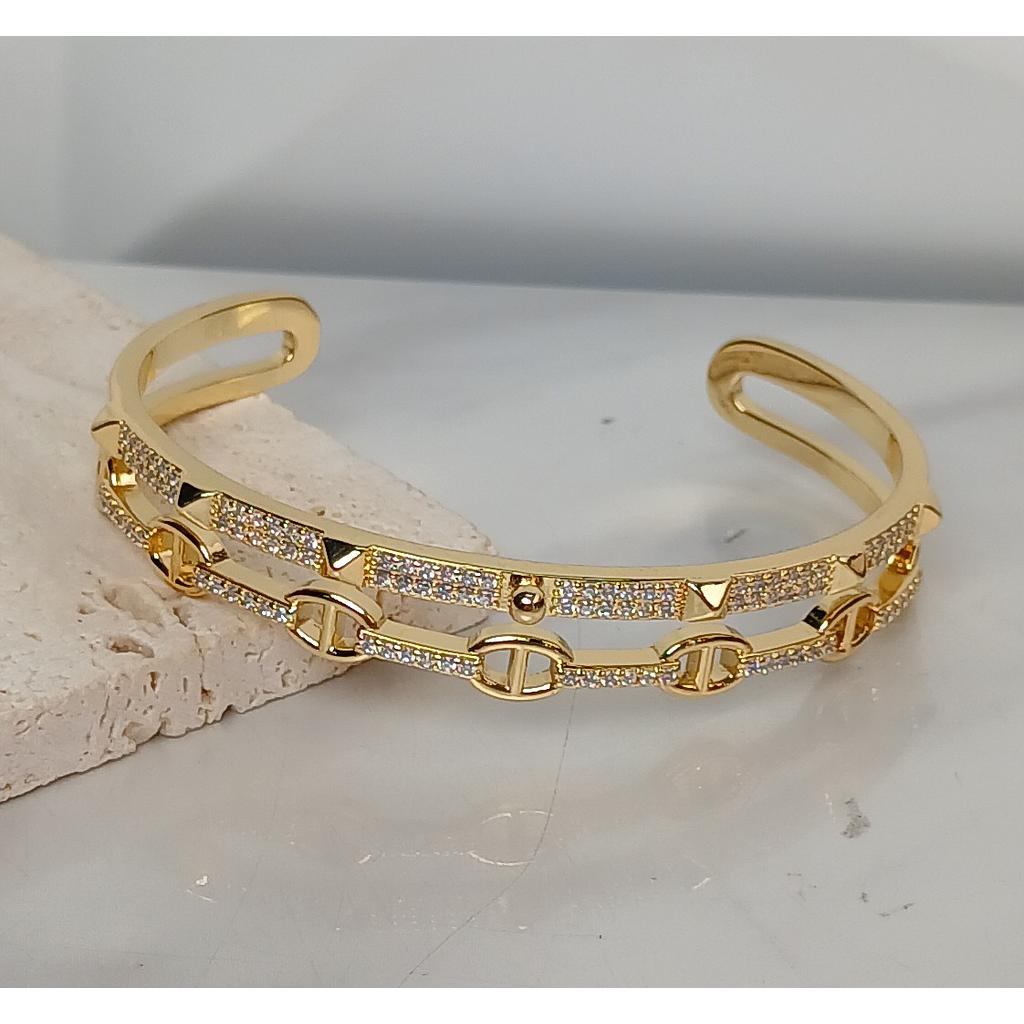 BRAZALETE GUCCI DE MICROCIRCONIA