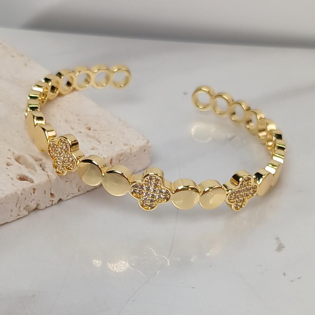 BRAZALETE VAN CLEEF DE MICROCIRCONIA