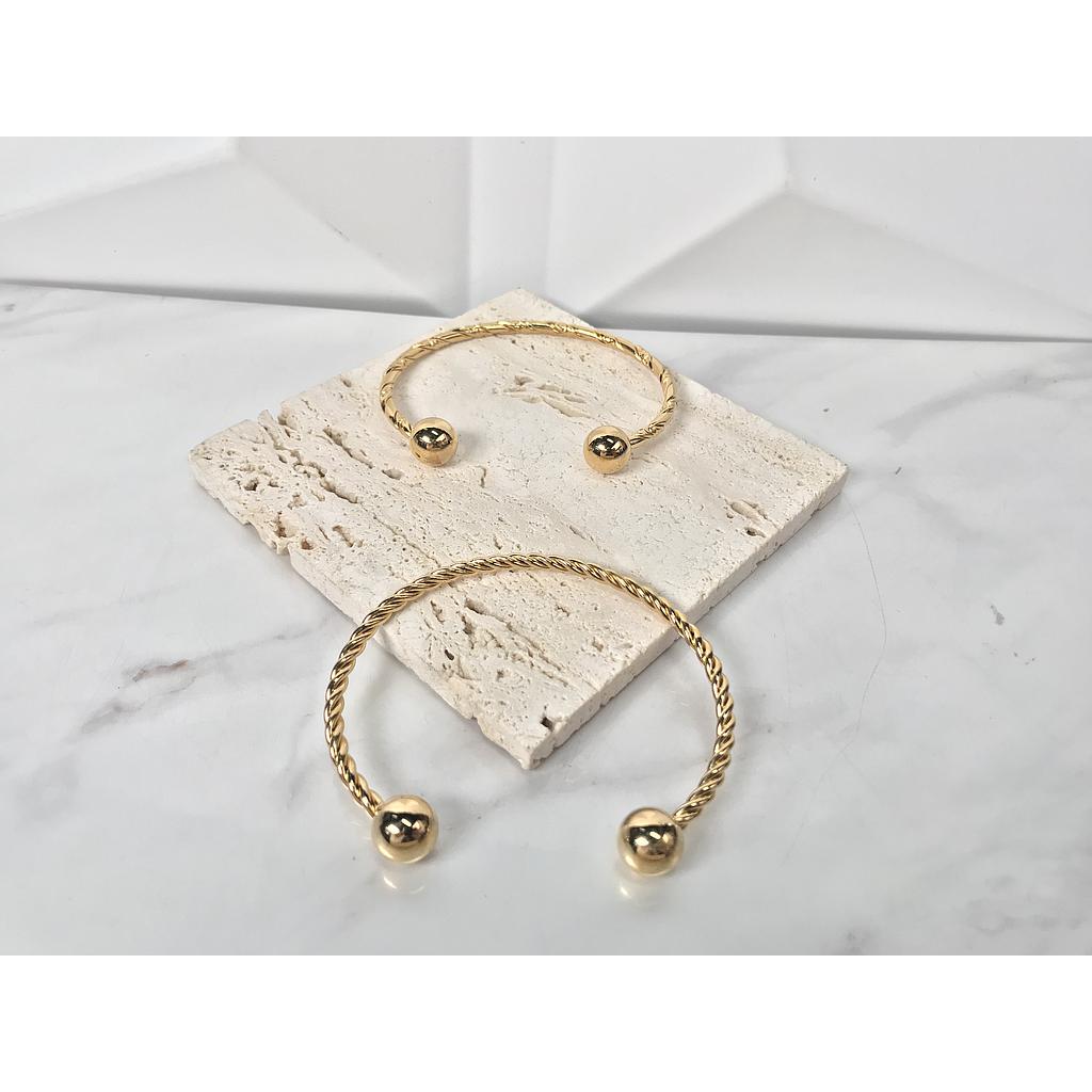 PULSERA TIPO ARO ACERO INOXIDABLE