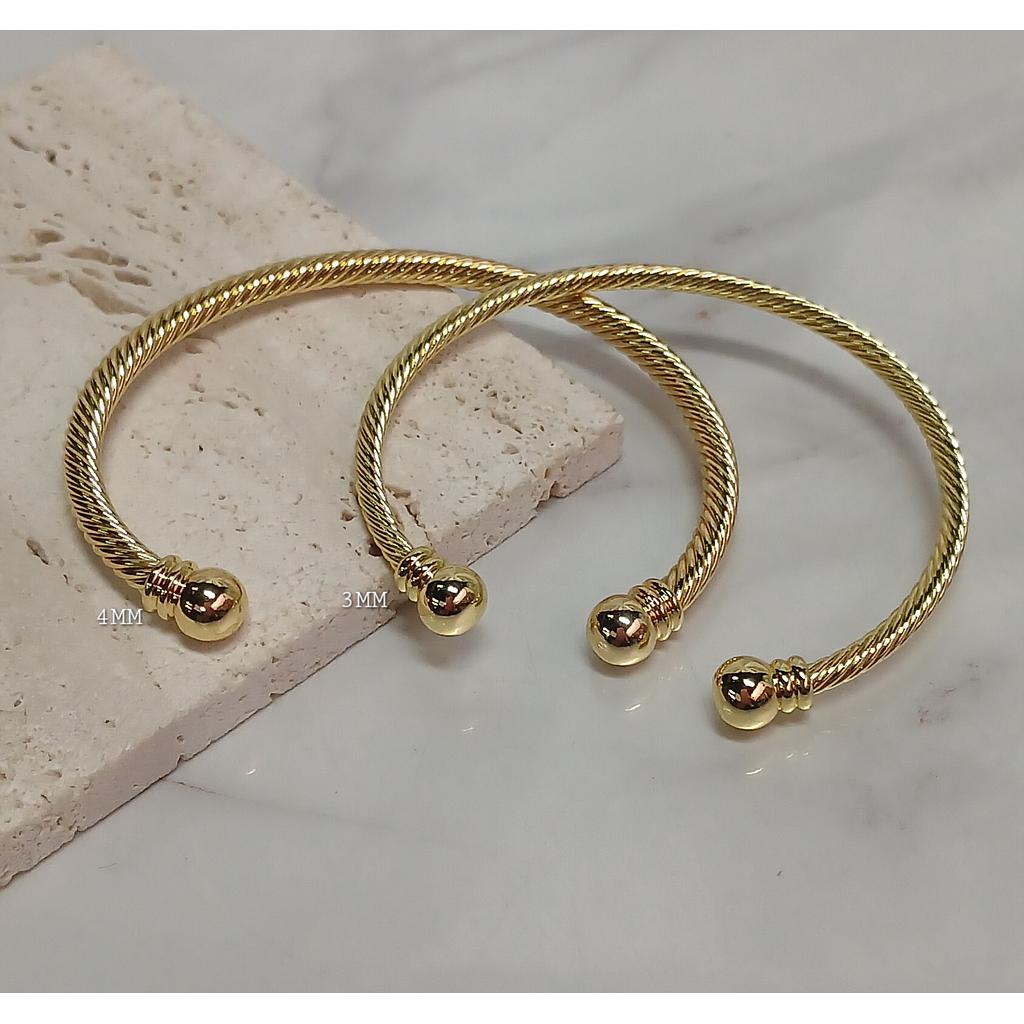 PULSERA TIPO ARO DE MICROCIRCONIA