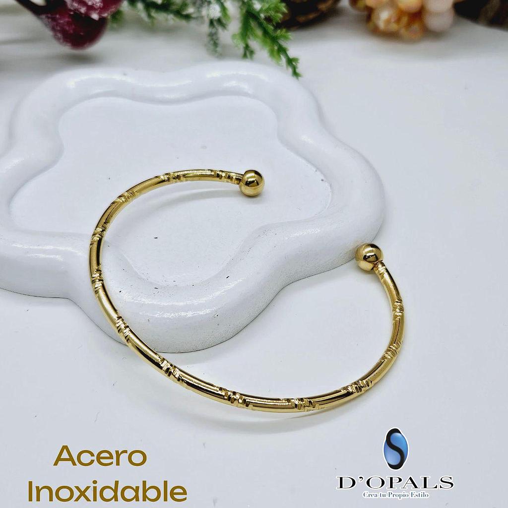 BRAZALETE DE ACERO INOXIDABLE